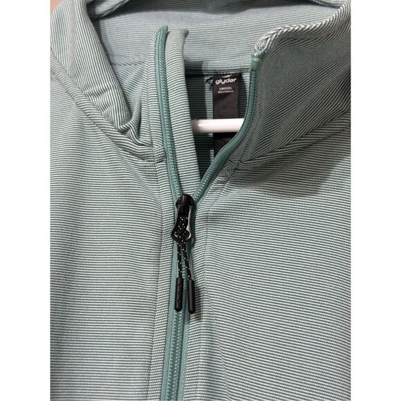 NWOT Glyder Striped 1/4 Zip Up Tahoe AirFlex Long Sleeve Shirt Men's XL - Picture 5 of 13